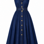 Stacy Demin No Sleeve Dress
