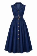 Stacy Demin No Sleeve Dress